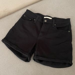 Levi’s Mid Length Black Shorts